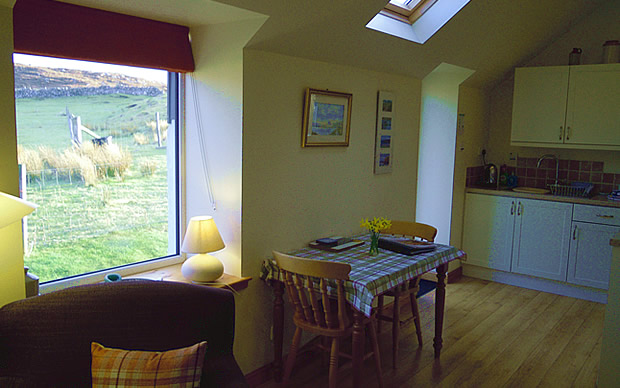 The Byre, Stoer, kitchen dining area