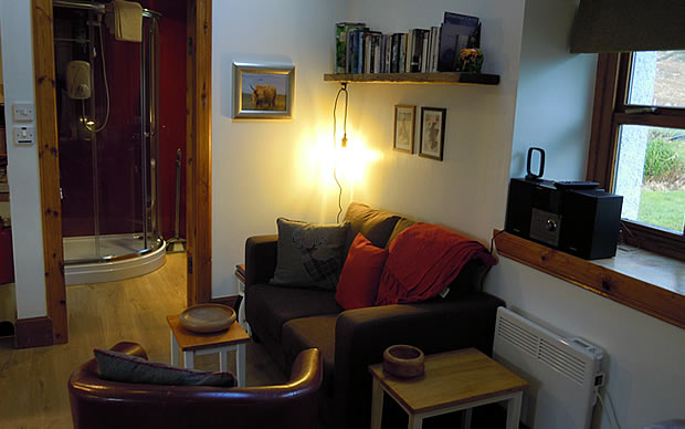 The Smithy, Stoer, lounge area.